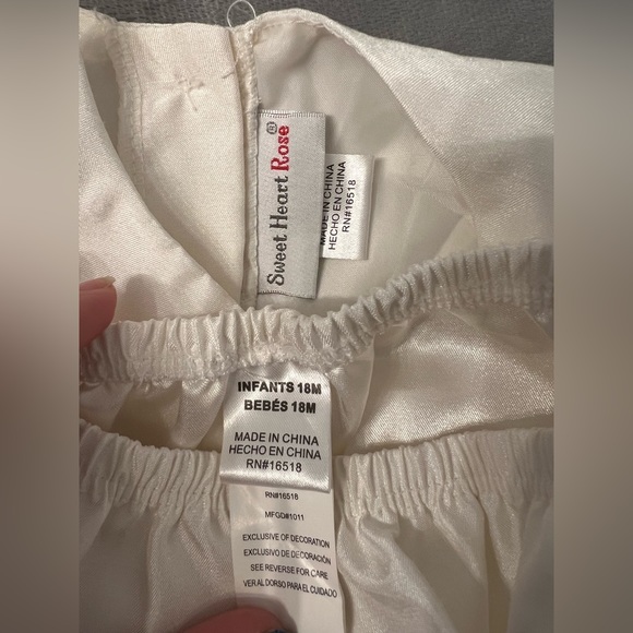 18 month girl Easter spring formal dress floral purple green cream pictures - Picture 5 of 7